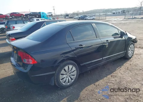 2008 Honda Civic Lx z USA, uszkodzony, nr VIN 2HGFA16548H346528